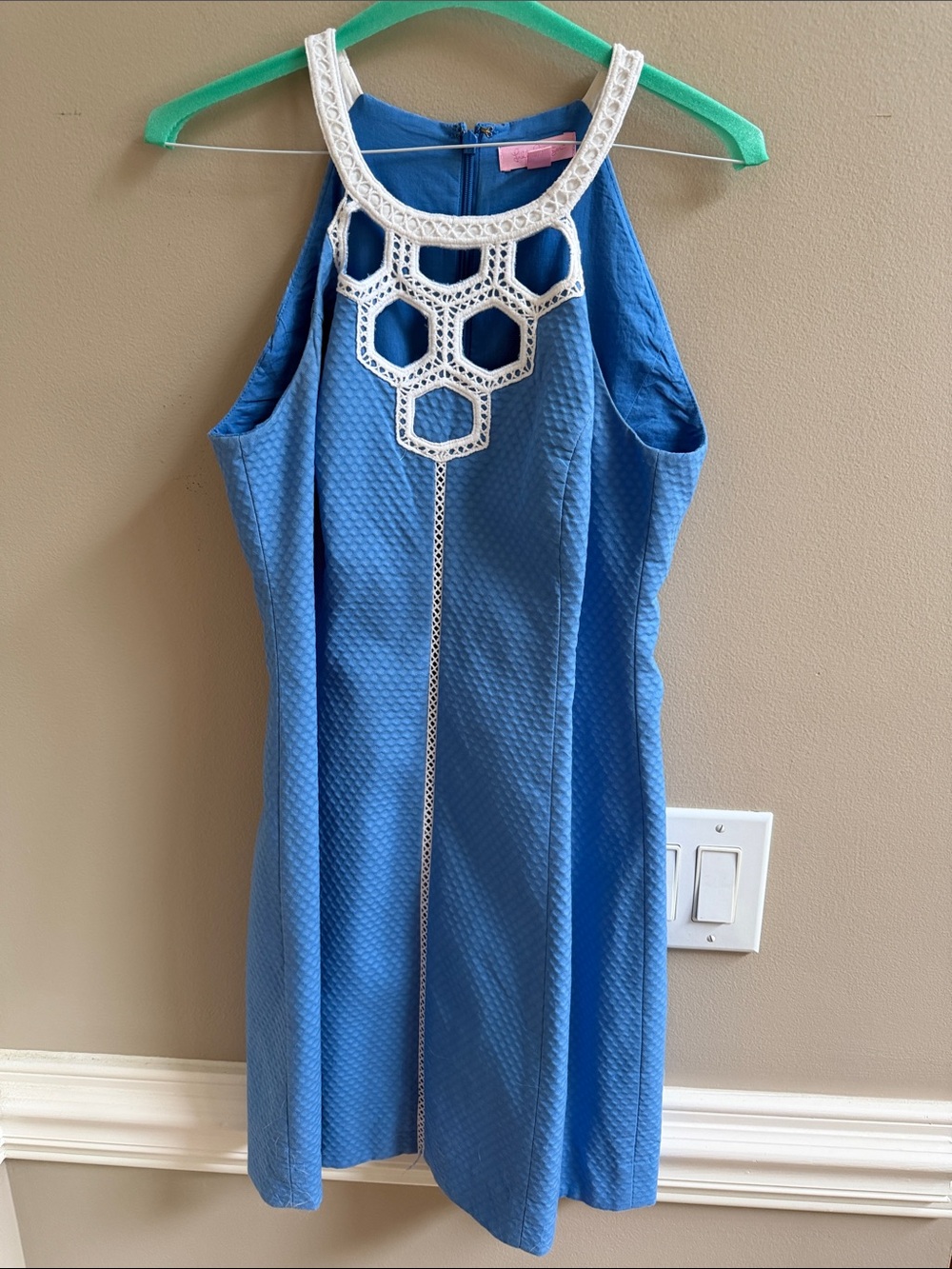 Lilly Pulitzer Molly Shift Dress in Bay Blue Size 4